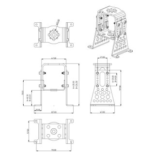 Hacker - Castello motore elettrico Medio A40-A50