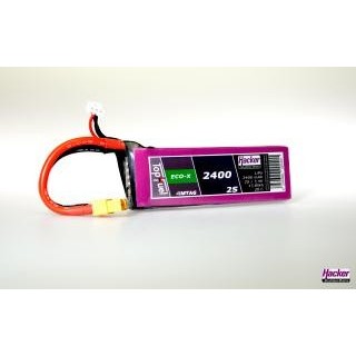 Hacker - TopFuel LiPo 20C ECO-X 2400mAh 2S MTAG  X