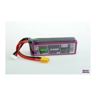 Hacker - Batteria TopFuel LiPo 20C ECO-X 2400mAh 4