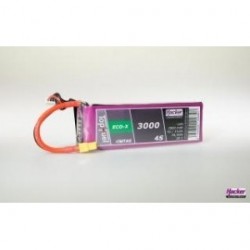 Hacker - Batteria TopFuel LiPo 20C ECO-X 3000mAh 4