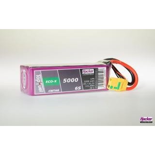 Hacker - Batteria TopFuel LiPo 25C-ECO-X 5000mAh 6
