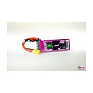 Hacker - Batteria TopFuel LiPo 25C ECO-X 1300mAh 3