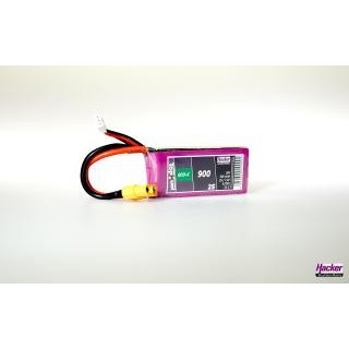 Hacker - TopFuel LiPo 25C-ECO-X 900mAh 2S