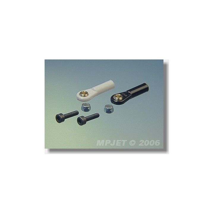 MP JET -  Uniball nylon M3/M3    6 pz