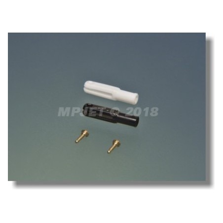 MP JET - Forcelle nylon lunghe 17mm  pin ø 1 , M2