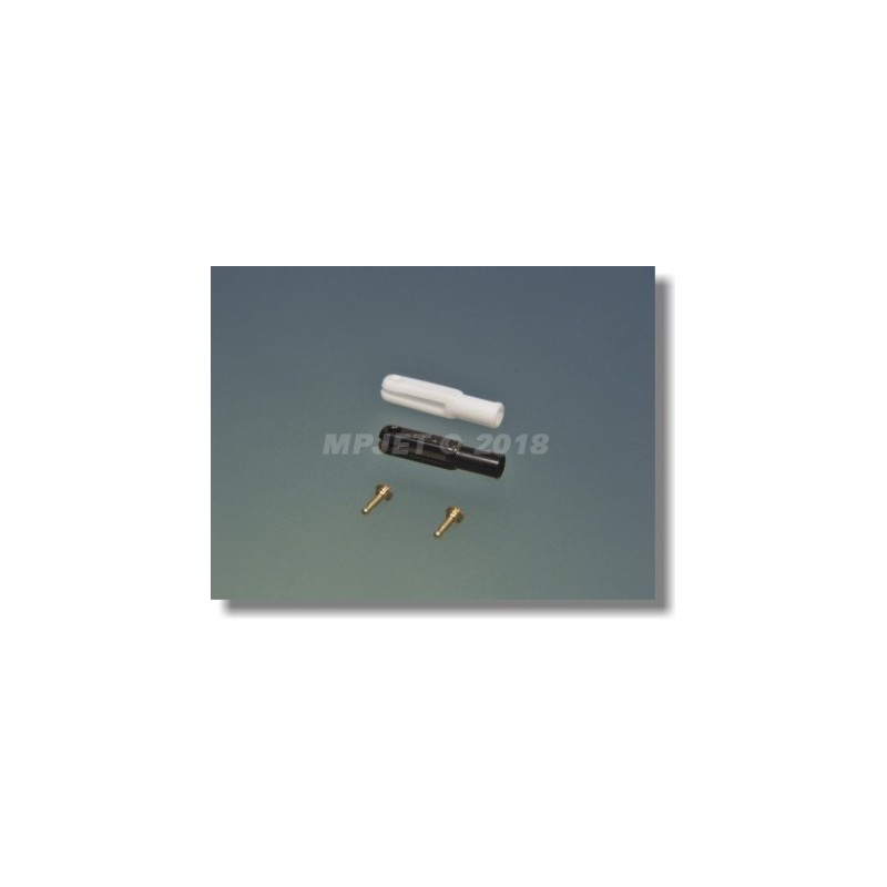 MP JET - Forcelle nylon lunghe 23mm  pin ø 1,6 , M