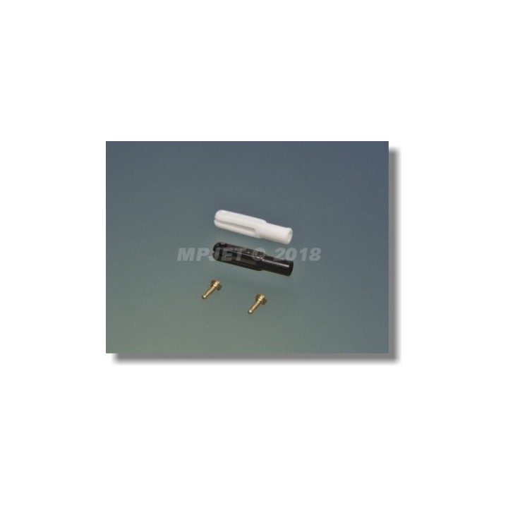 MP JET - Forcelle nylon lunghe 26mm  pin ø 1,6 , M