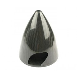 Ogiva in carbonio bipala 76 mm  3K - 3'