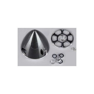 Ogiva- Finto Carbonio  Fondello Alu 63mm