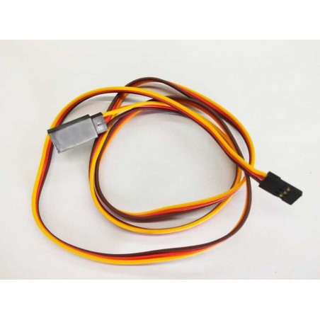 Prolunga servo JR/Hitec 75 cm  22awg-0,35mmq piatt
