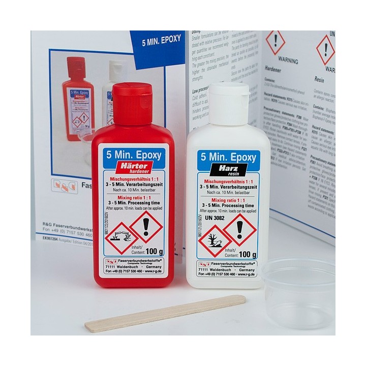 R&G - Colla epoxi 5 minuti 200g.