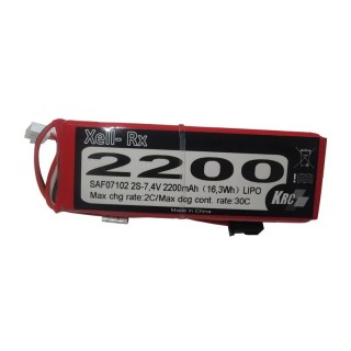 RCS - Lipo RX Li-Po 2200 mAh 7,4V 30C