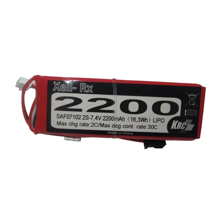 RCS - Lipo RX Li-Po 2200 mAh 7,4V 30C