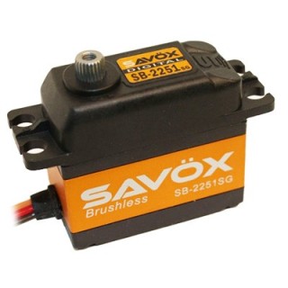 SAVOX - SB-2251SG Speed & Torque 6.0V Brushless