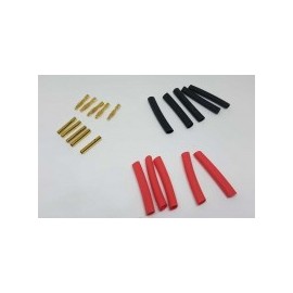 Spinotti dorati  2MM  5 COPPIE CON TERMORETRAIBILE