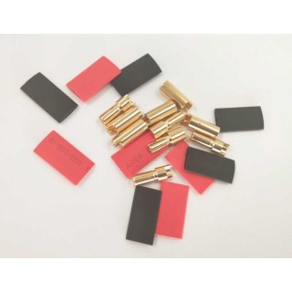 Spinotti dorati 5,5 mm (5 coppie con termoretraibi