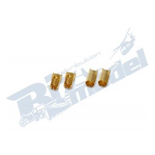 Spinotti dorati 6,0 mm (2 Coppie )