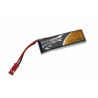 TATTU - Batteria Lipo 1S 600mAh 30C - BEC