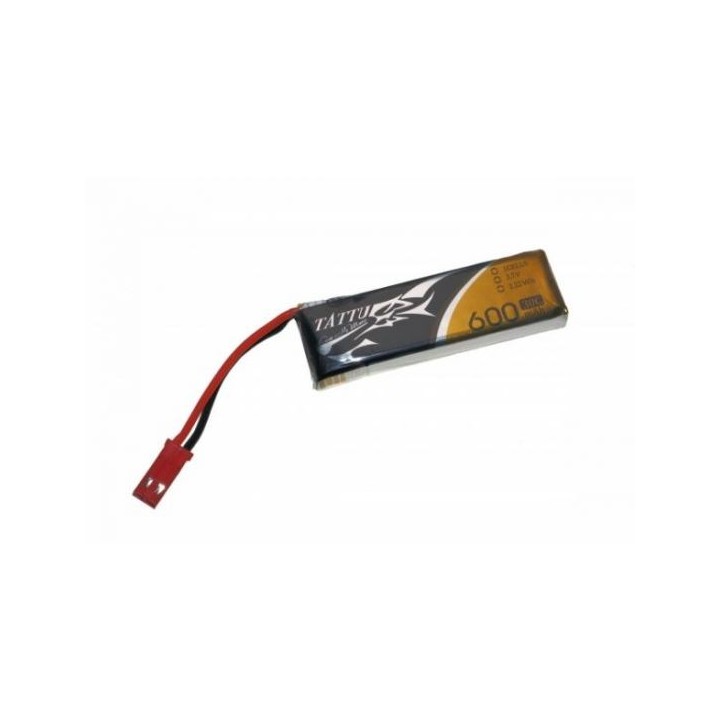 TATTU - Batteria Lipo 1S 600mAh 30C - BEC