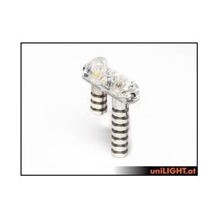 UniLIGHT - DUAL8-080 8W Navigation & Strobe, 8mm R