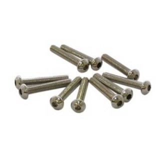 Vite  brugola acciaio 3x18mm testa Bombata (10pz)