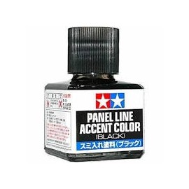 TAMIYA - PANEL ACCENT LINE Black - (40ml)