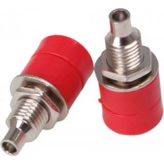 Connettore - PRESA Rossa per connettori a banana d