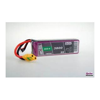 Hacker - TopFuel LiPo 20C ECO-X 3800mAh 2S MTAG