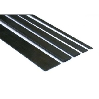 Listello in carbonio pieno 10 x 0,5 x 1000 mm