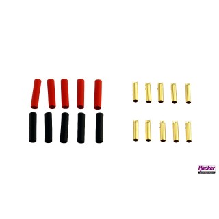 Spinotti dorati 4 mm  Femmina 10 PZ