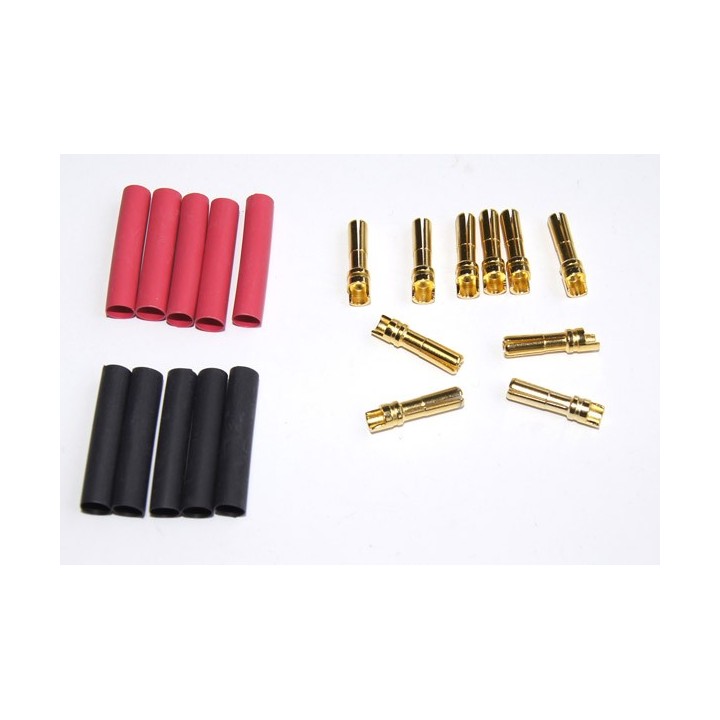 Spinotti dorati 4 mm  Maschio 10 pz