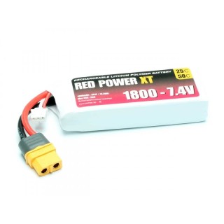 Red Power XT - Batteria LiPo 1800mAh  50C 2S - XT6