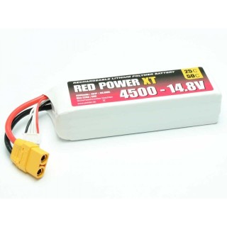 Red Power XT - Batteria LiPo 4500mAh  50C 4S - XT9