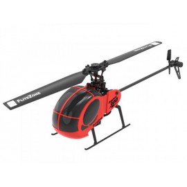 FliteZone - Hughes 300 Helicopter (Rosso) RTF