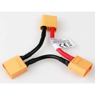 Adattatore - Cavo Y con attacchi tipo XT90  per co