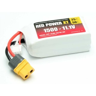 Red Power XT - Batteria LiPo 1500mAh  50C 3S - XT6