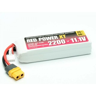 Red Power XT - Batteria LiPo 2200mAh  50C 3S - XT6