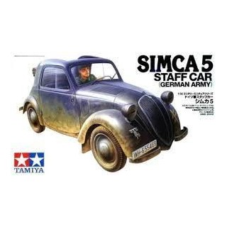 Tamiya - Scala 1/35 Simca 5 Staff Car German Army