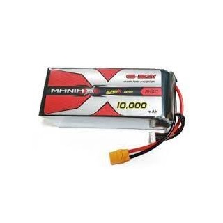 ManiaX - Batteria Power LiPo 6S 10000mAh 22.2V ser
