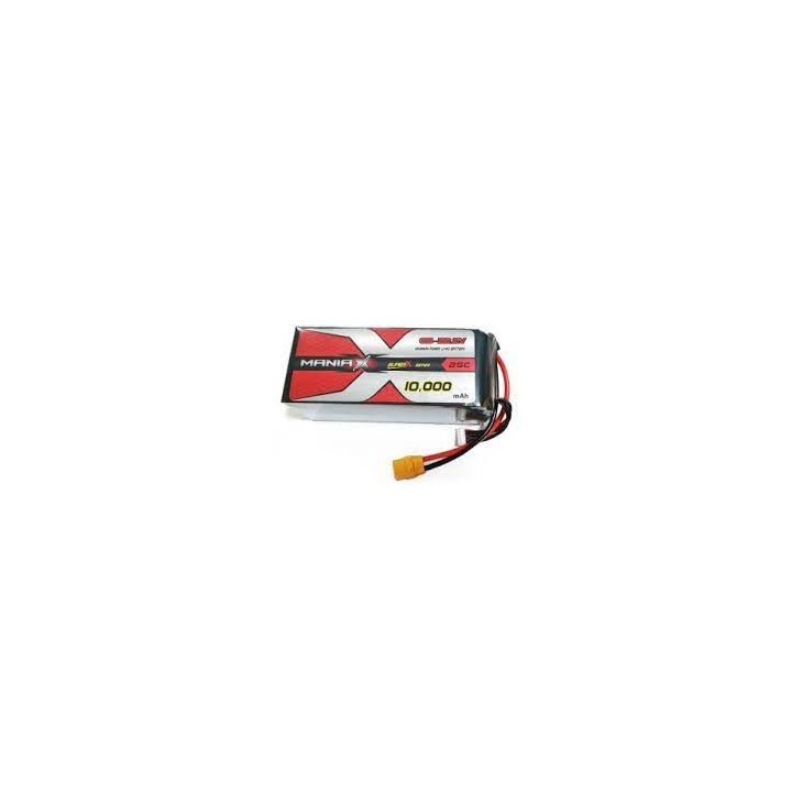 ManiaX - Batteria Power LiPo 6S 10000mAh 22.2V ser