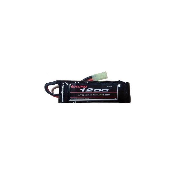 MAXPRO - Batteria NIMH 7,2V 2/3A 1200MAH MINI TAMI