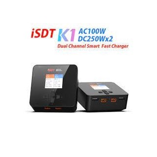 ISDT - caricabatteria  K1 Dual Charger AC 100W / D