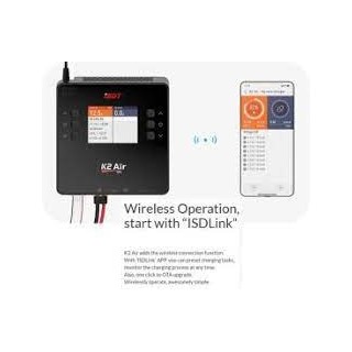 ISDT - caricabatteria  K2 Air Dual Charger 200 (50