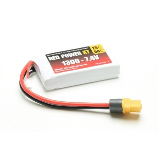 Red Power XT - Batteria LiPo 1300mAh  50C 2S - XT6