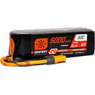Spektrum - Batteria Li-Po 6S 22,2V 5000mAh 50C Sma