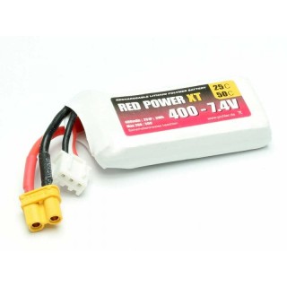 Red Power XT - Batteria LiPo 400mAh  50C 2S - XT30