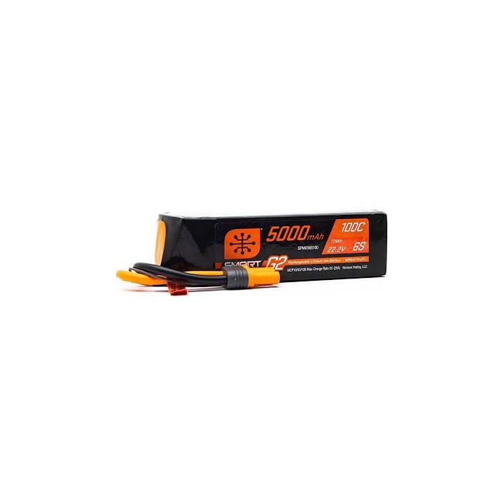 Spektrum - Batteria Li-Po 6S 22,2V 5000mAh 100C Sm