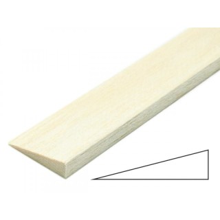 Bordo di Uscita balsa Asimmetrico 3x30x1000 mm (VE