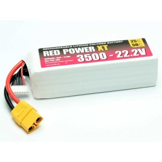 Red Power XT - Batteria LiPo 3500mAh  50C 6S - XT9