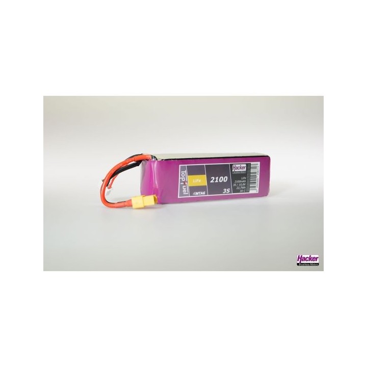 Hacker - Batteria LiFe 2100 mA 3S 9,9V 30C XT60